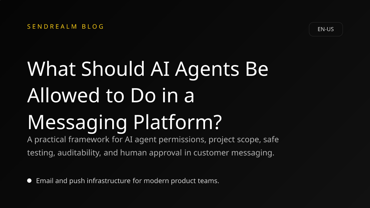 Image for What Should AI Agents Be Allowed to Do in a Messaging Platform? post