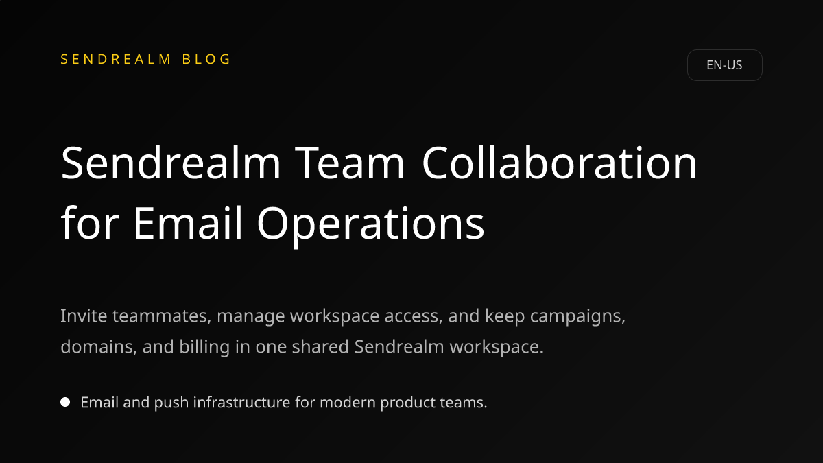 Image for Sendrealm Team Collaboration for Email Operations post