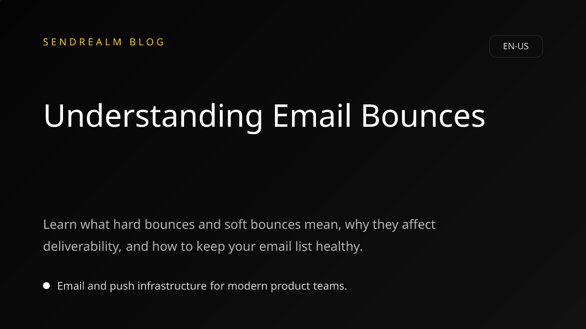 Image for Understanding Email Bounces post