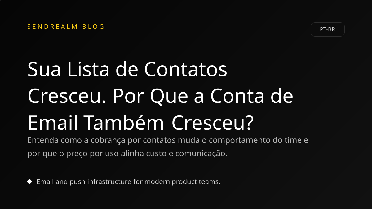 Image for Sua Lista de Contatos Cresceu. Por Que a Conta de Email Também Cresceu? post