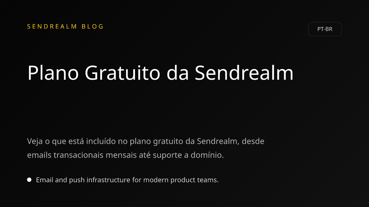 Image for Plano Gratuito da Sendrealm post