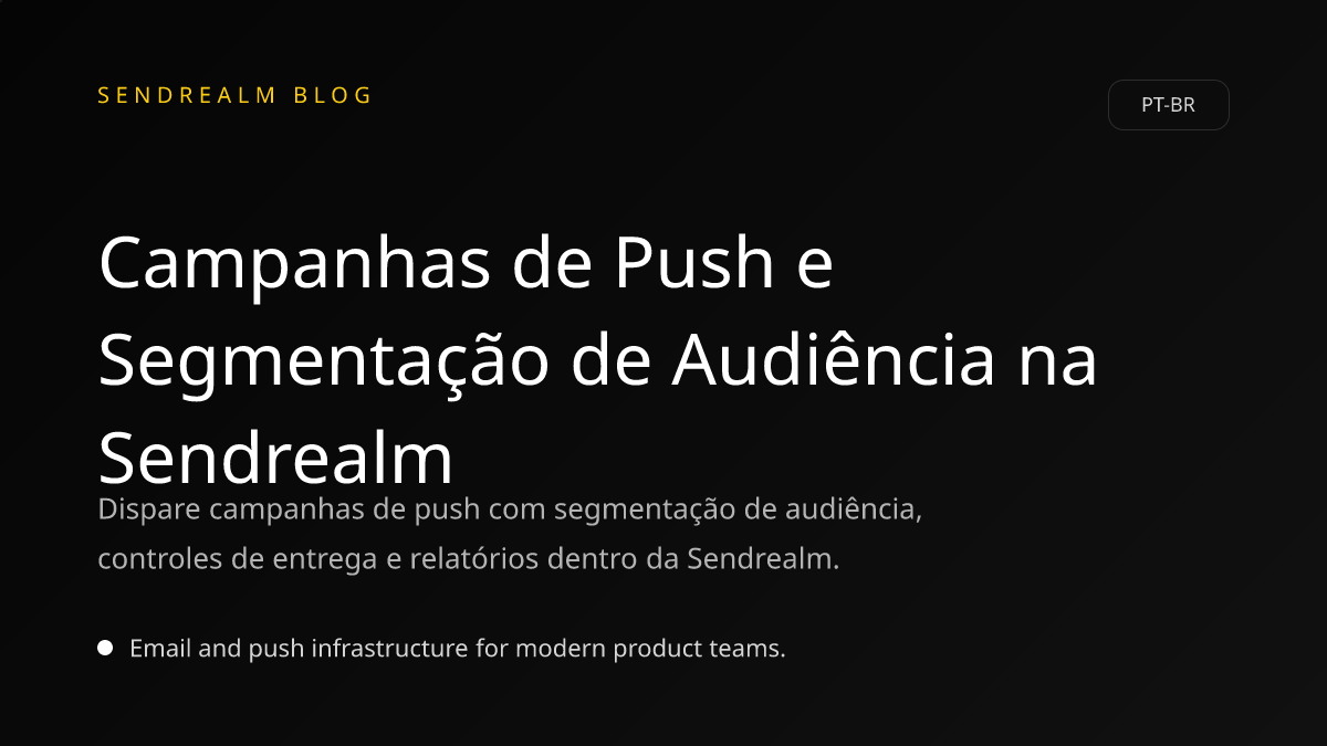 Image for Campanhas de Push e Segmentação de Audiência na Sendrealm post