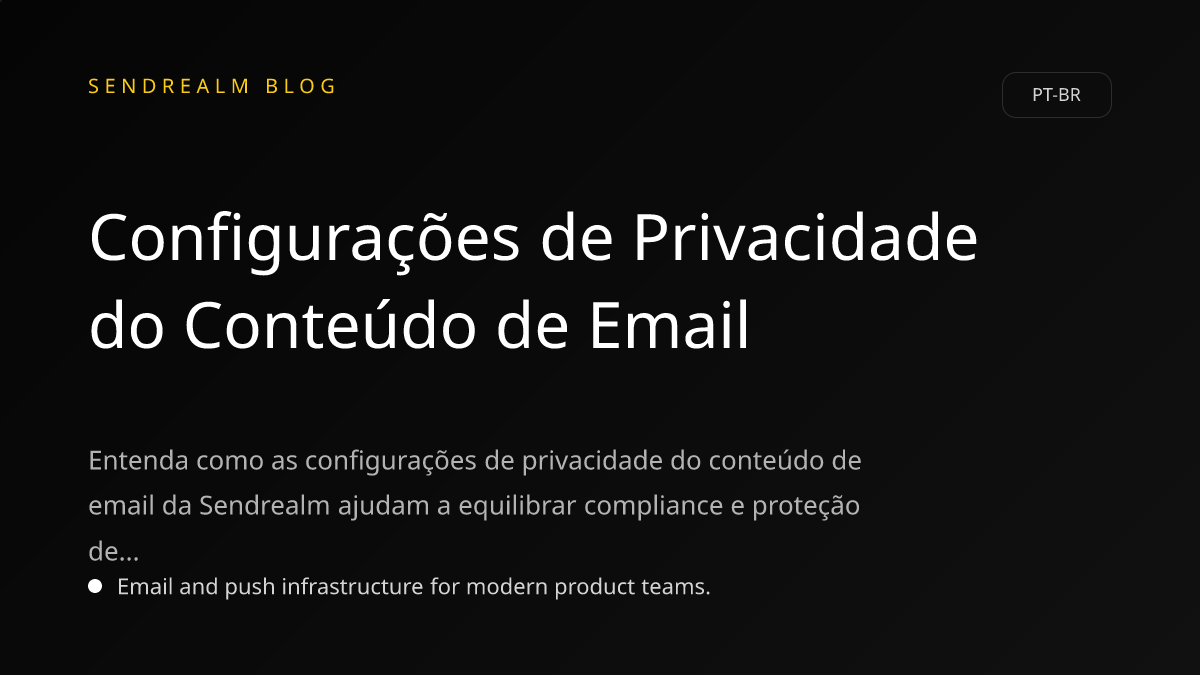 Image for Configurações de Privacidade do Conteúdo de Email post