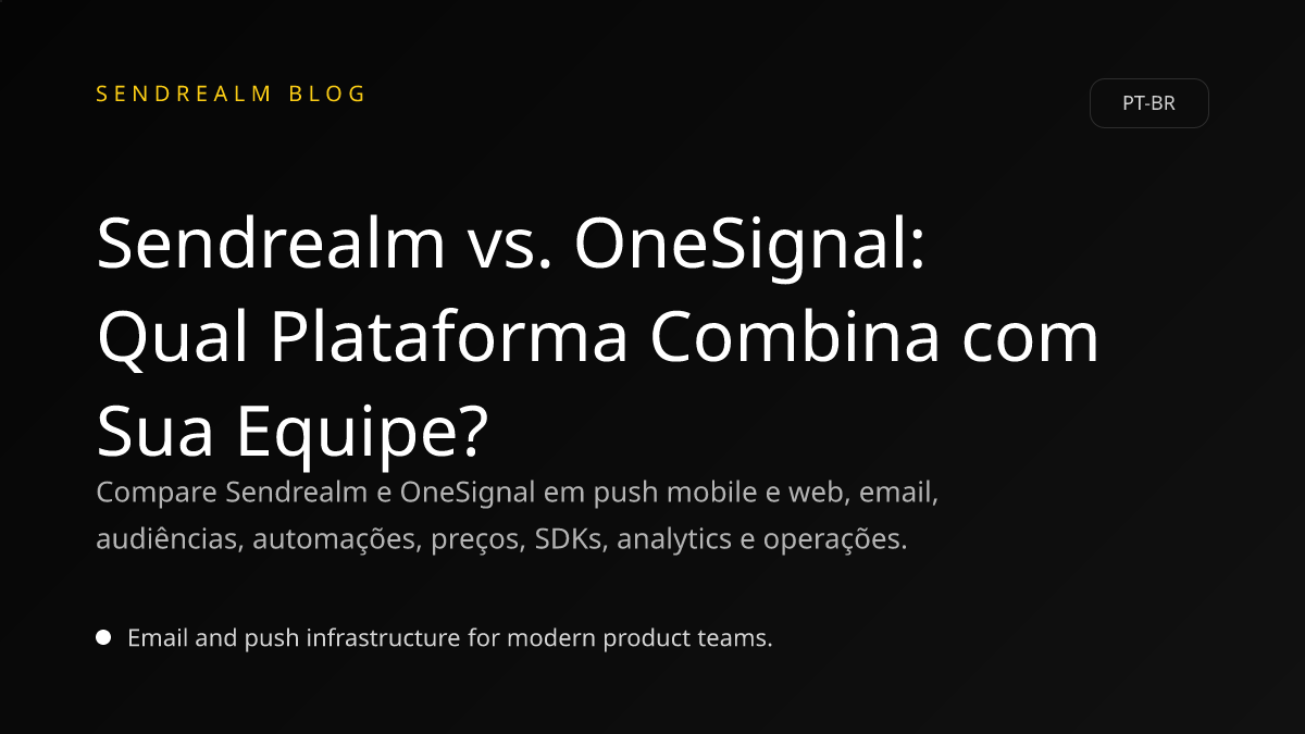 Image for Sendrealm vs. OneSignal: Qual Plataforma Combina com Sua Equipe? post